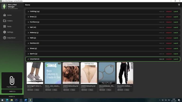 Sims 4 Mod Manager