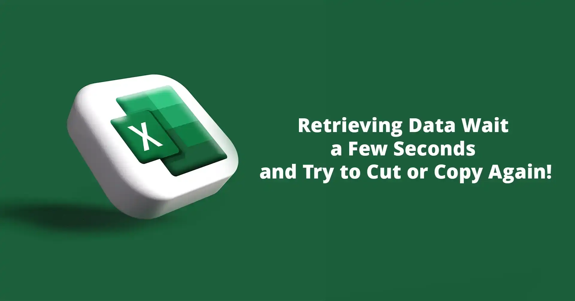 Retrieving Data Error? Here’s How to Resolve 'Wait a Few Seconds and Try Again'