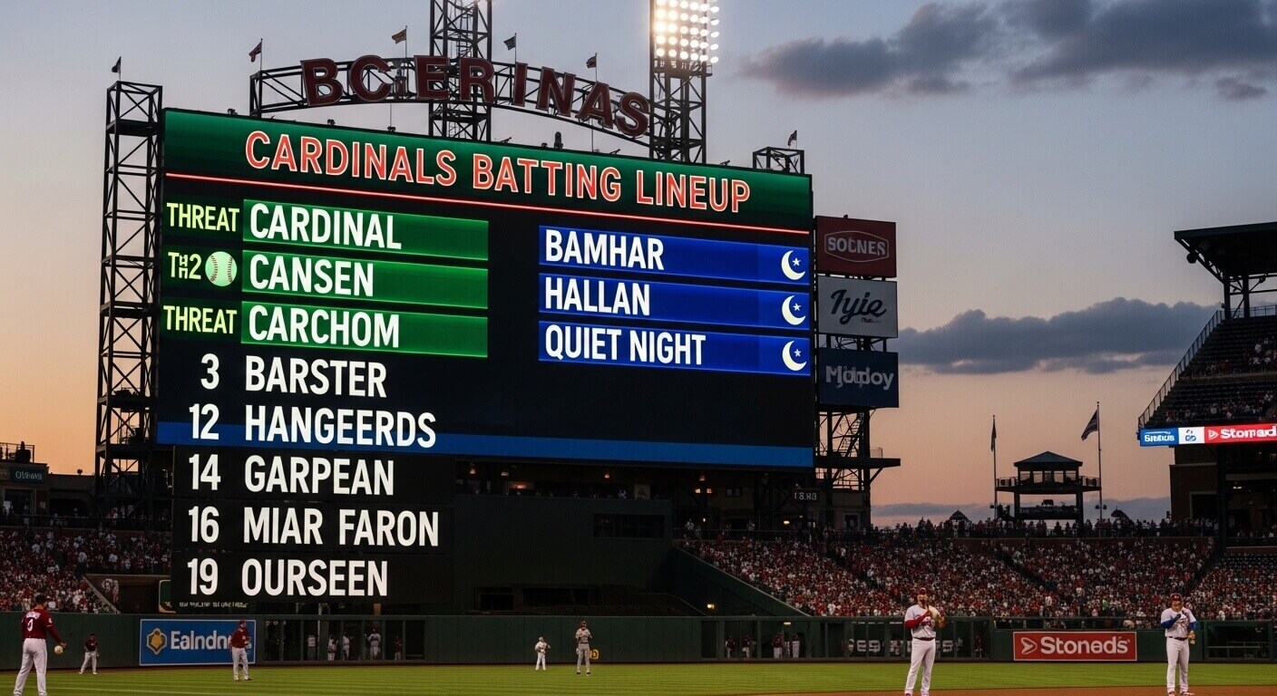 Cardinals Batting Lineup — Threat or Quiet Night