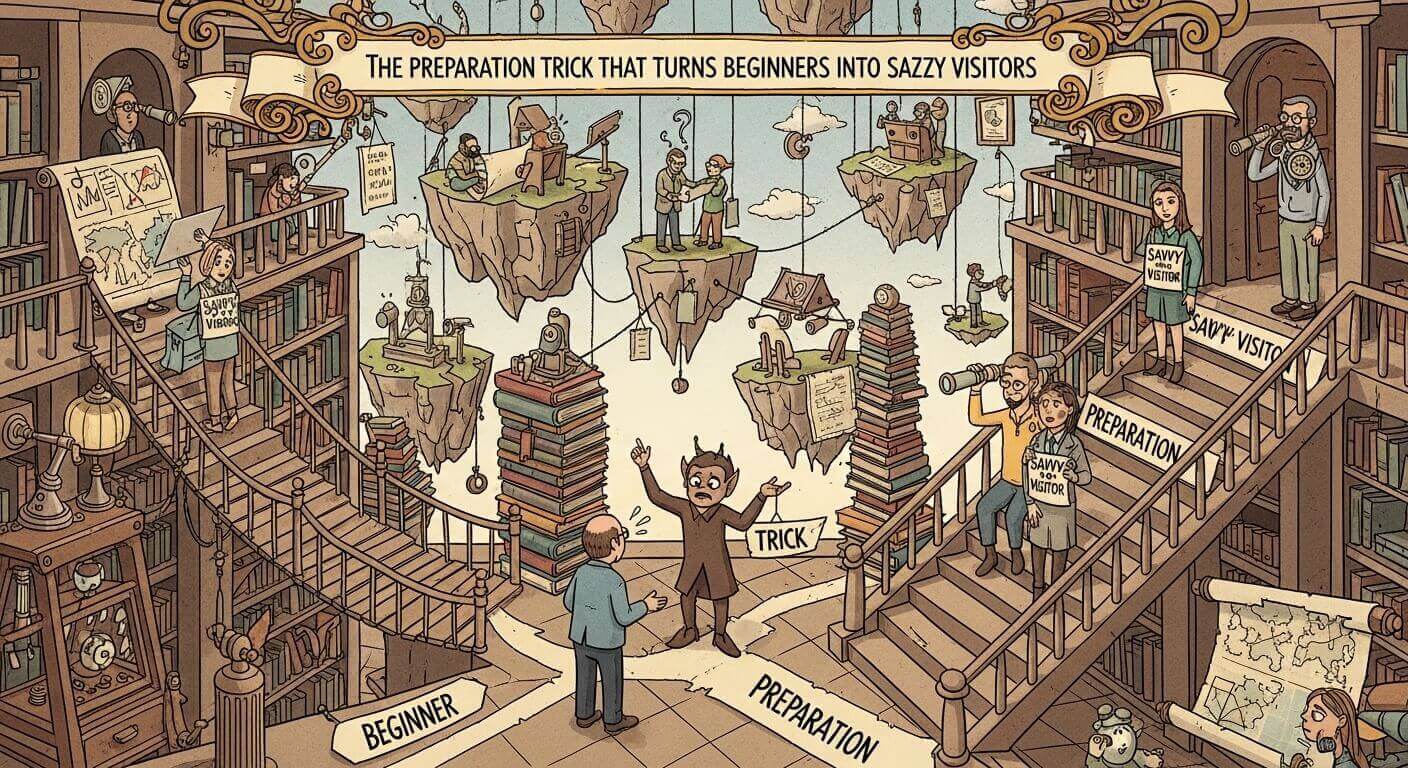 Der Vorbereitungs-Trick, der Anfänger zu klugen Besuchern macht