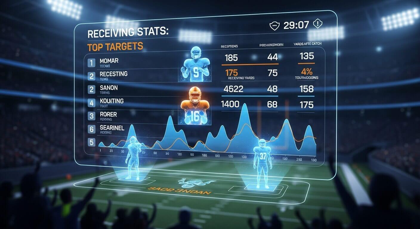Receiving Stats Top Targets