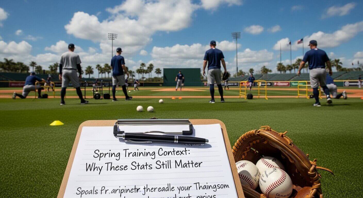 Spring Training Context Why These Stats Still Matter