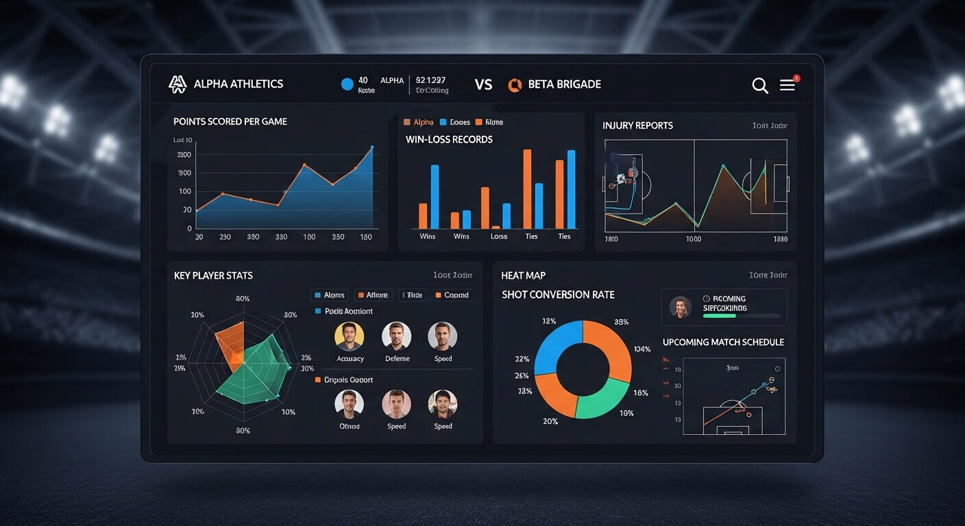 Statistical Comparison Team Performance