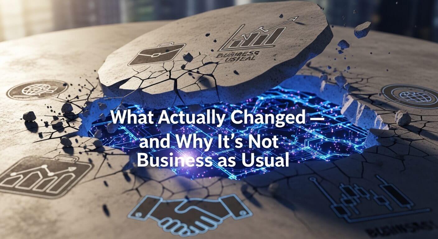 What Actually Changed — and Why It's Not Business as Usual