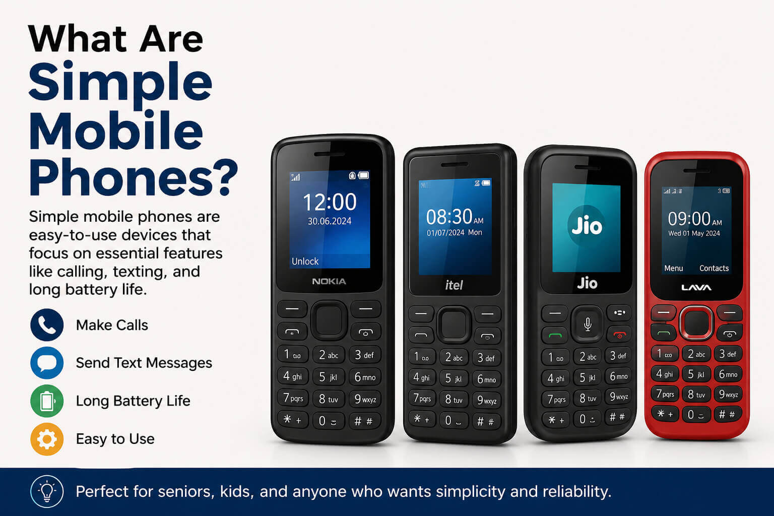 What Are Simple Mobile Phones?