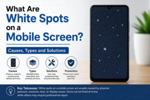 What Are White Spots on a Mobile Screen? What Are White Spots on a Mobile Screen?
