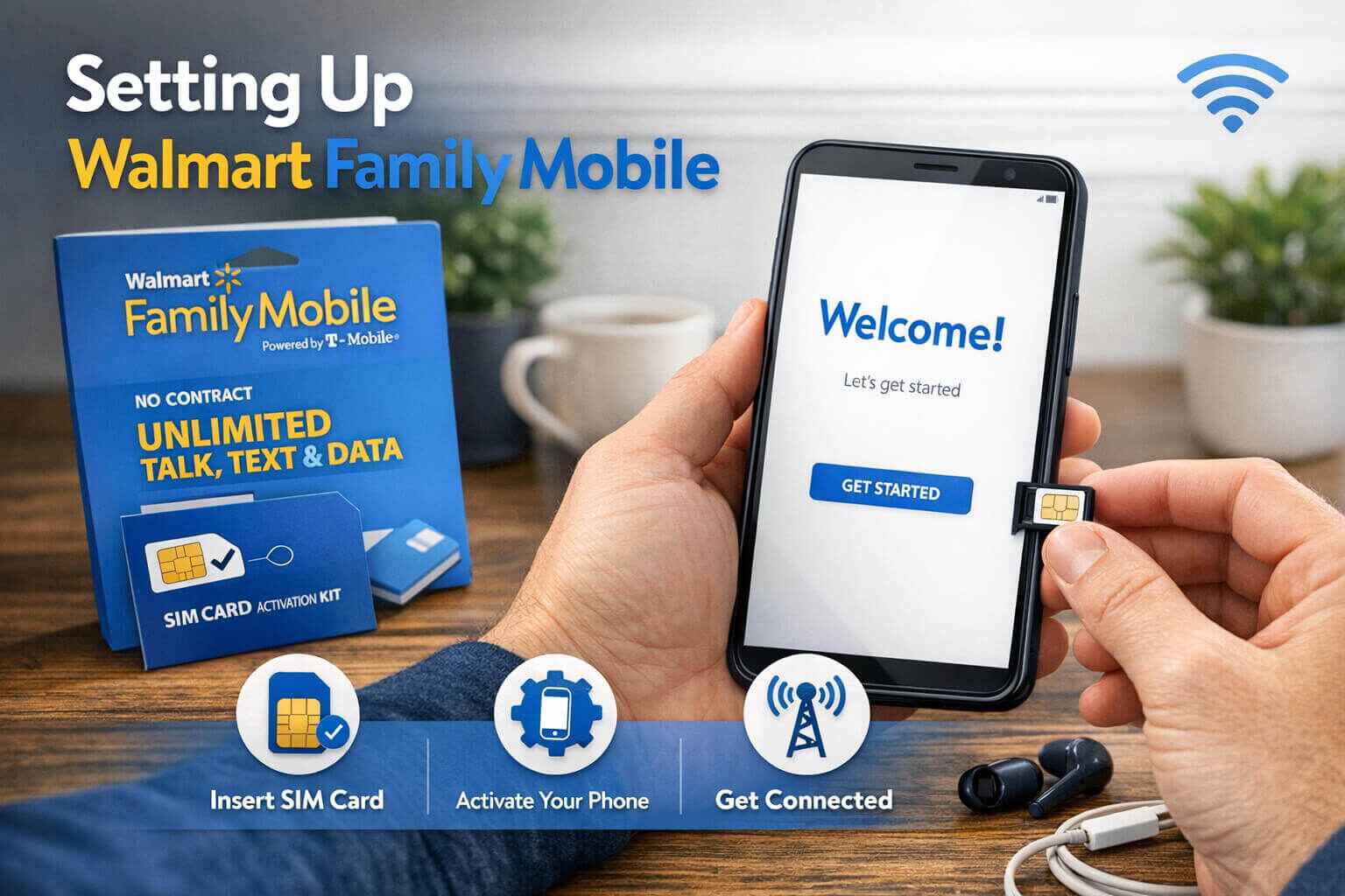 Setting Up Walmart Family Mobile