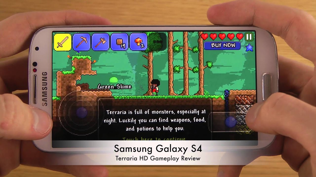 Mobile Phone Terraria Gameplay Overview