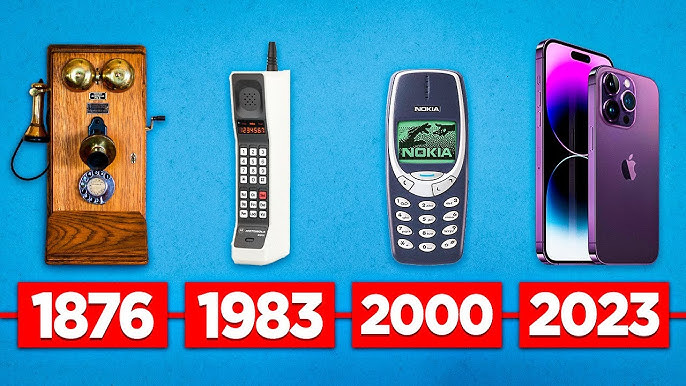 Eighties Mobile Phone vs Modern Smartphones