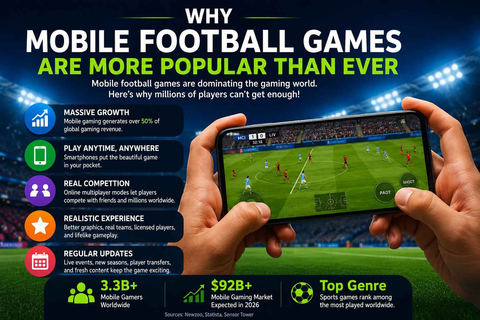 Why Mobile Football Games Are More Popular Than Ever