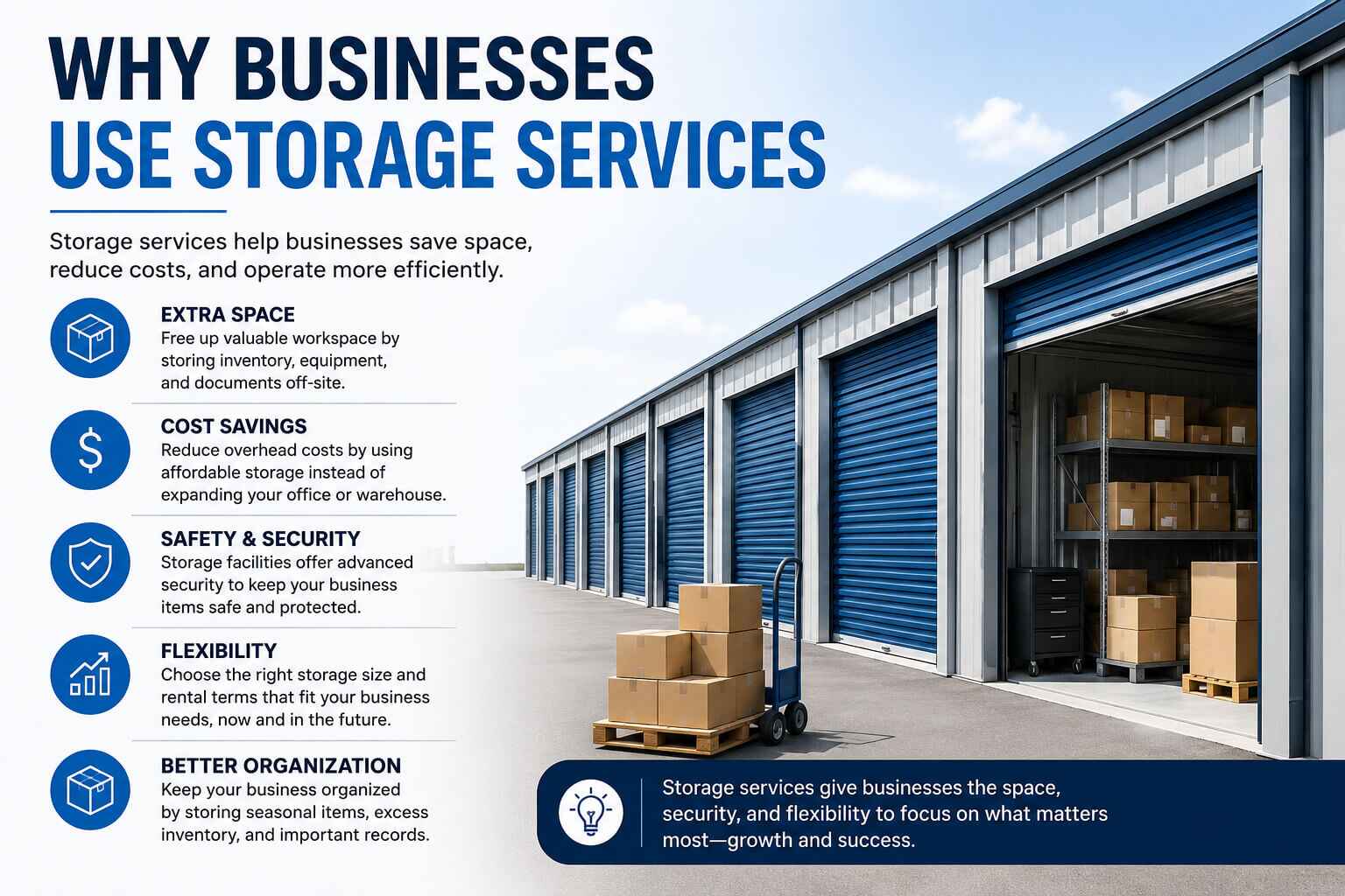 Why Businesses Use Storage Services