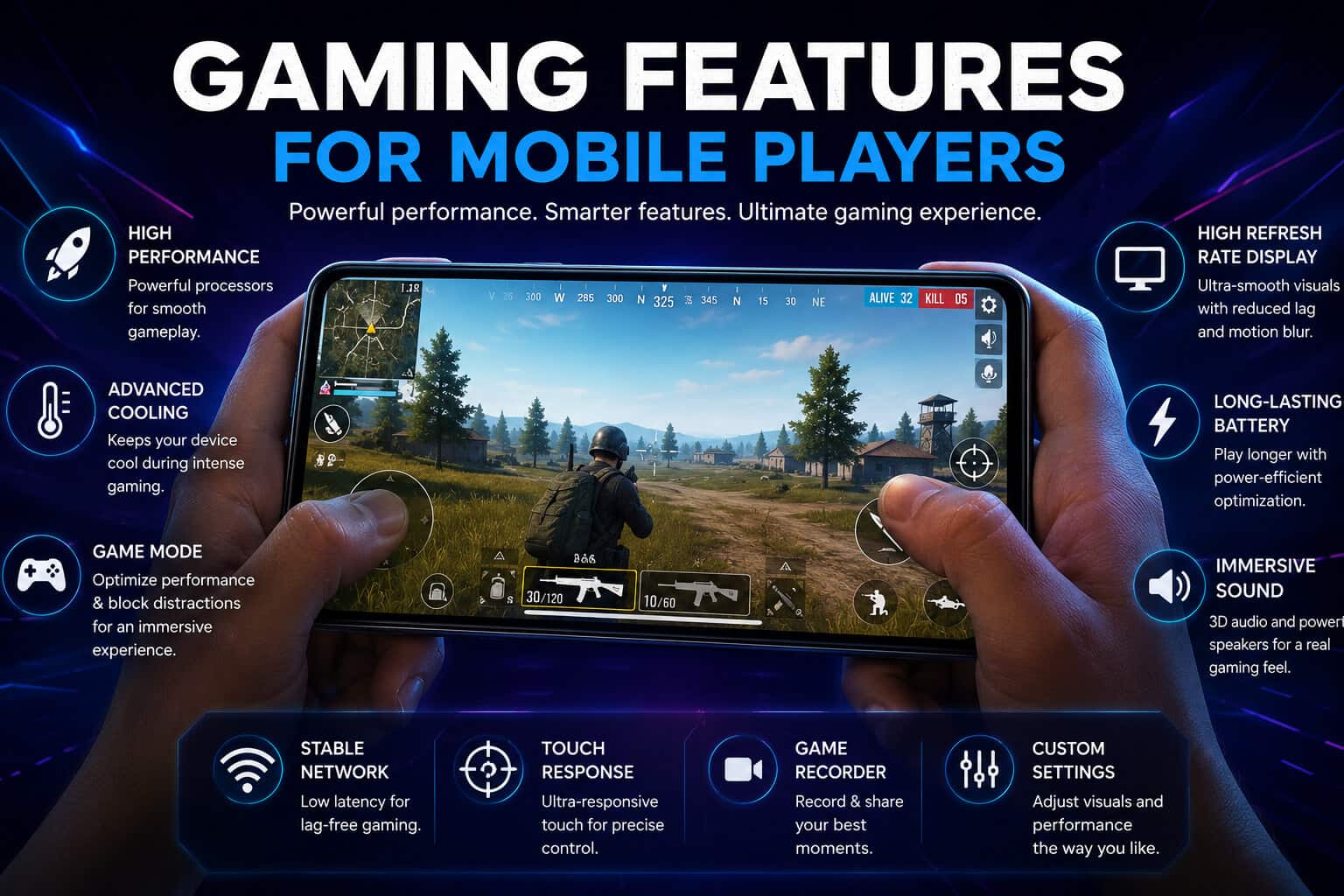 Gaming Features for Mobile Players