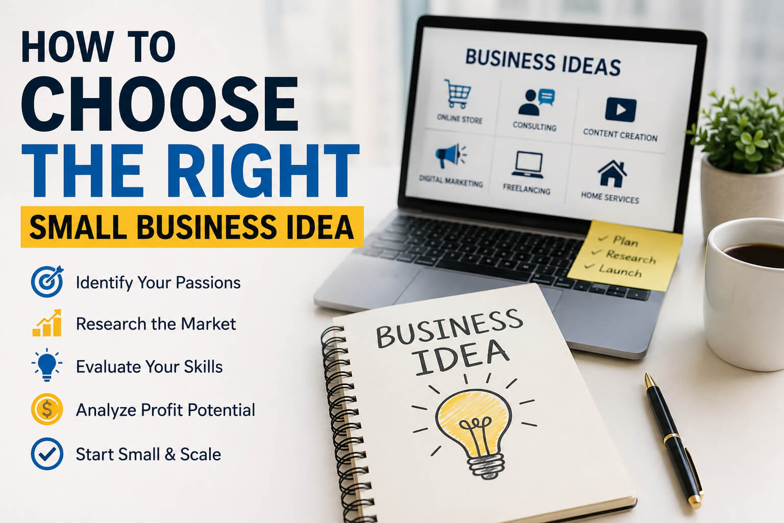 How to Choose the Right Small Business Idea