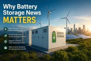 Why Battery Storage News Matters