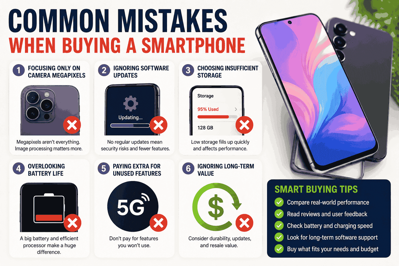Common Mistakes When Buying a Smartphone