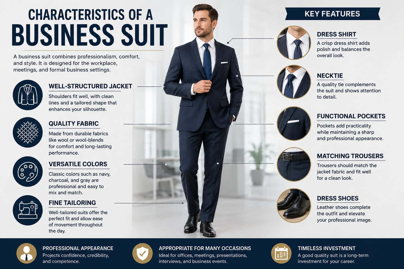 Characteristics of a Business Suit