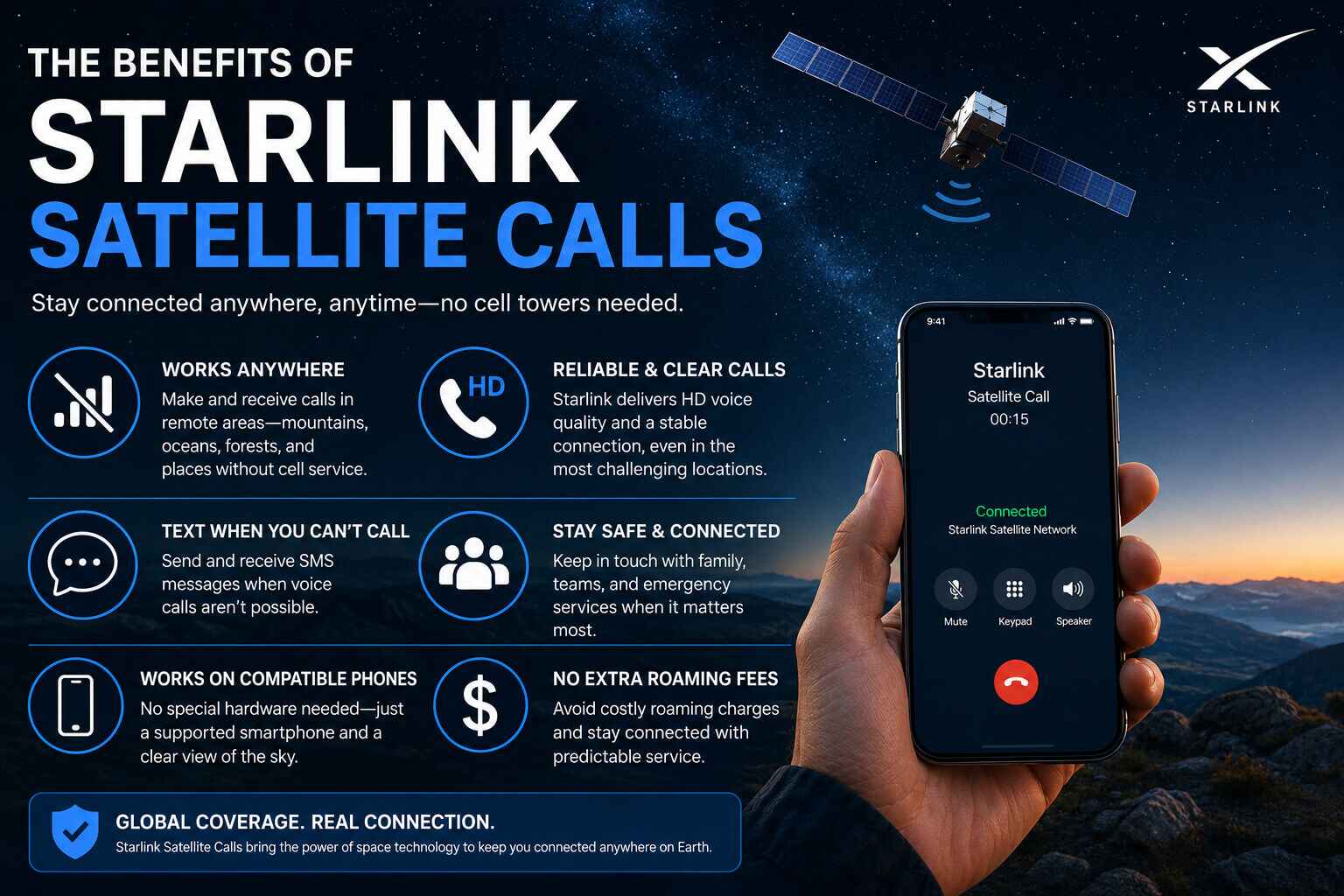 Benefits of Starlink Satellite Calls