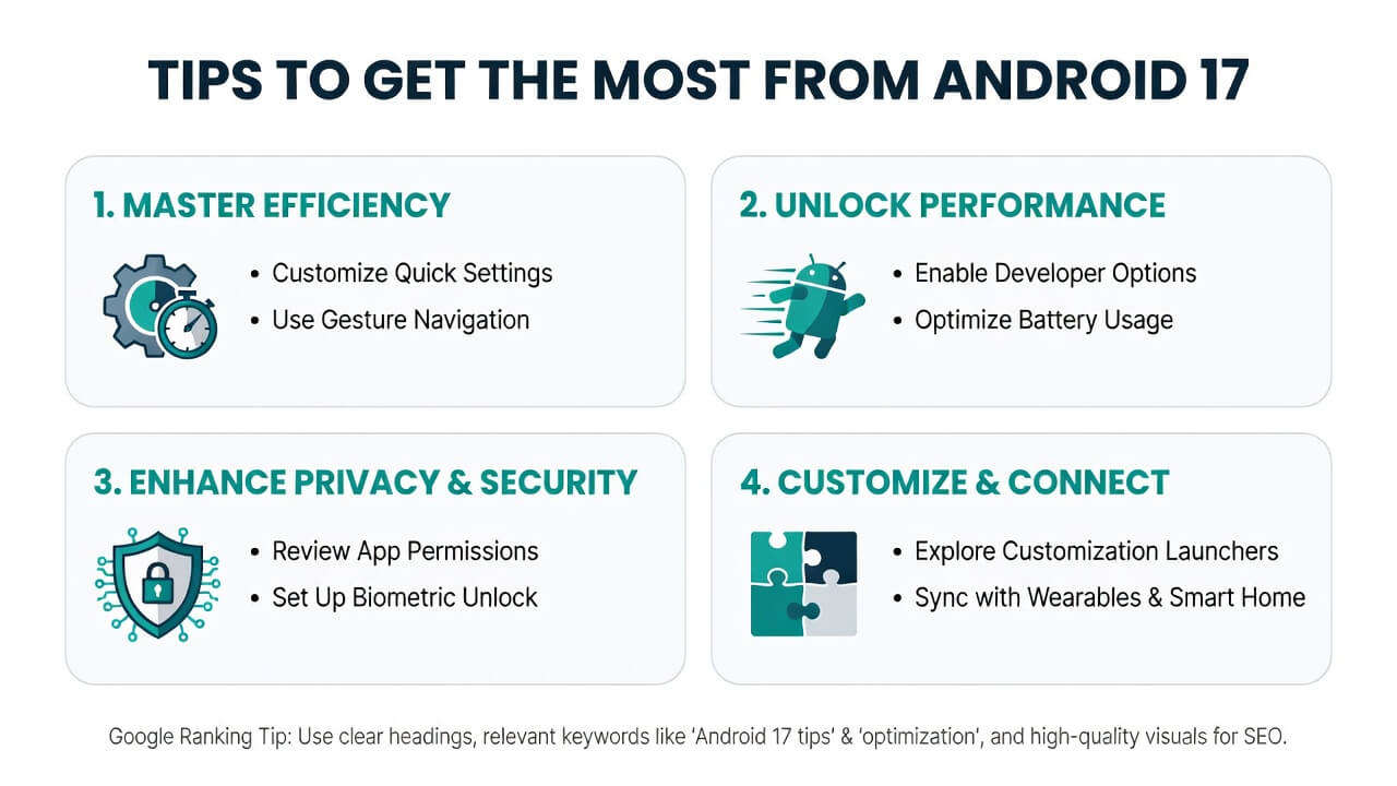 Tips to Get the Most from Android 17