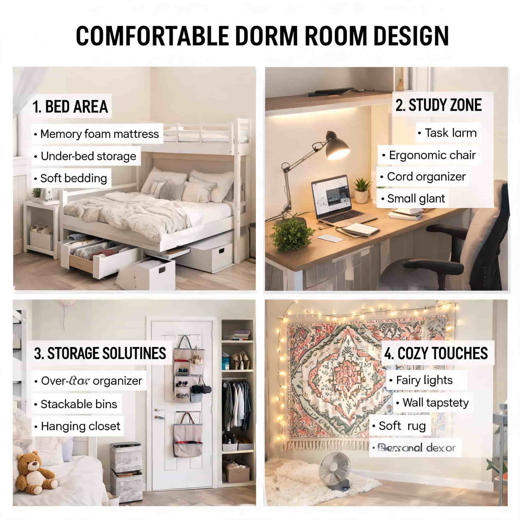 How to Design a Comfortable Dorm Room