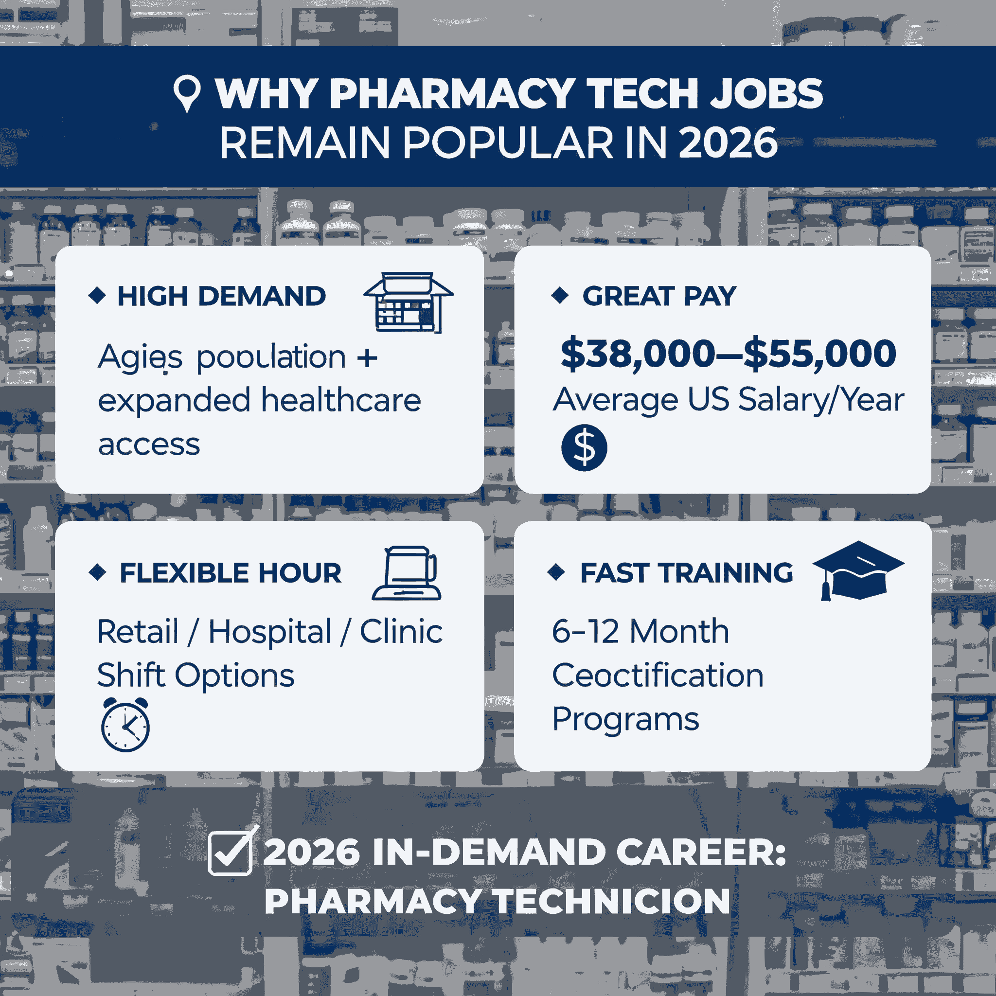 Why Pharmacy Tech Jobs Remain Popular in 2026