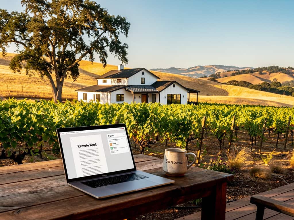 Remote Work and the Sonoma Lifestyle