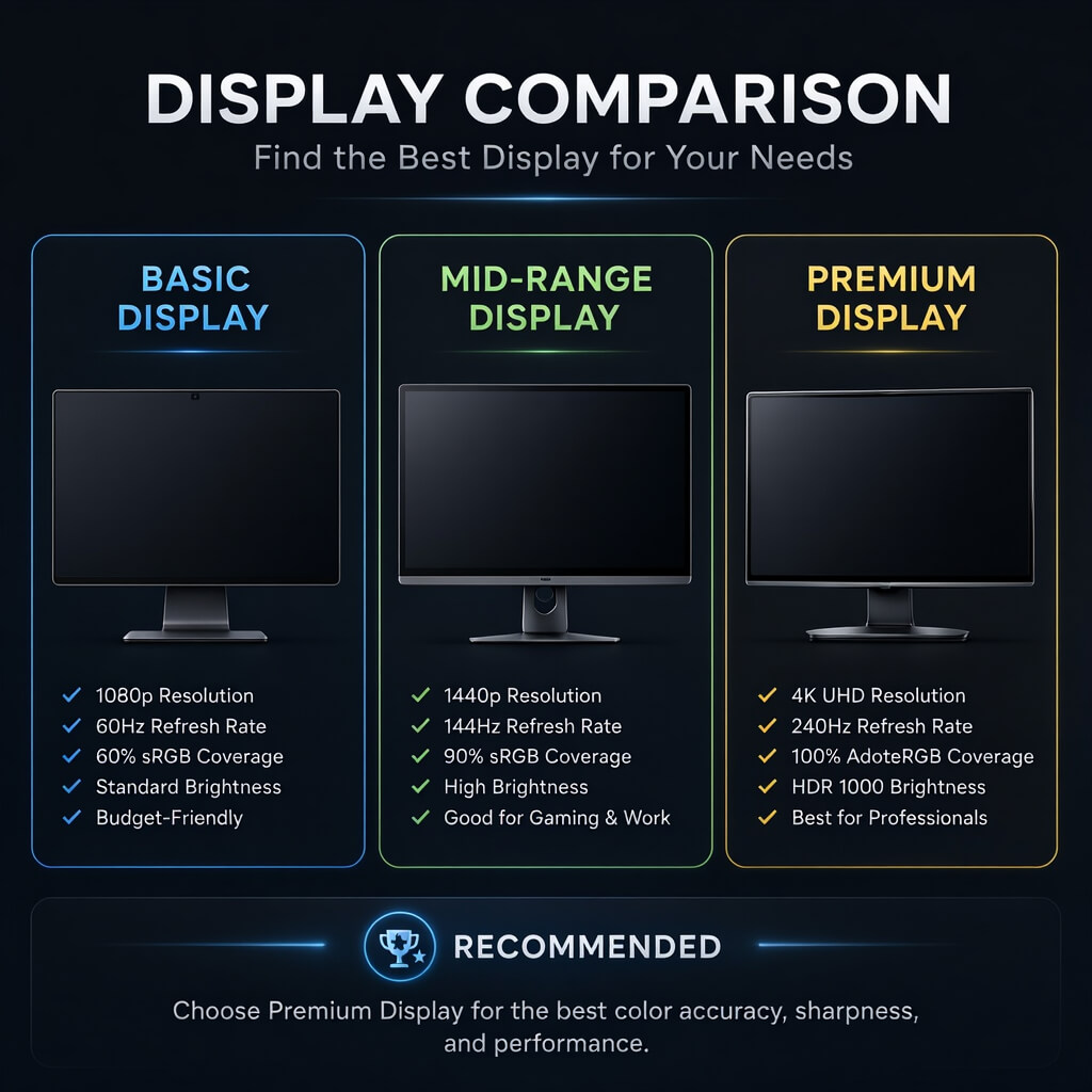 Display Comparison