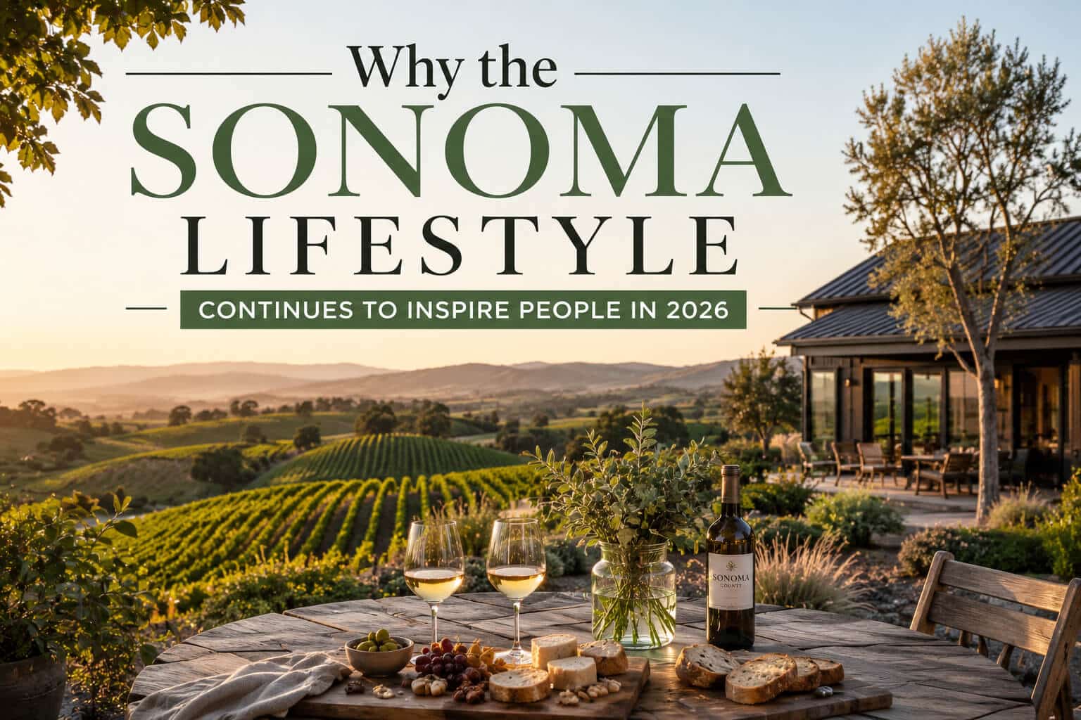 Why the Sonoma Lifestyle Continues to Inspire People in 2026