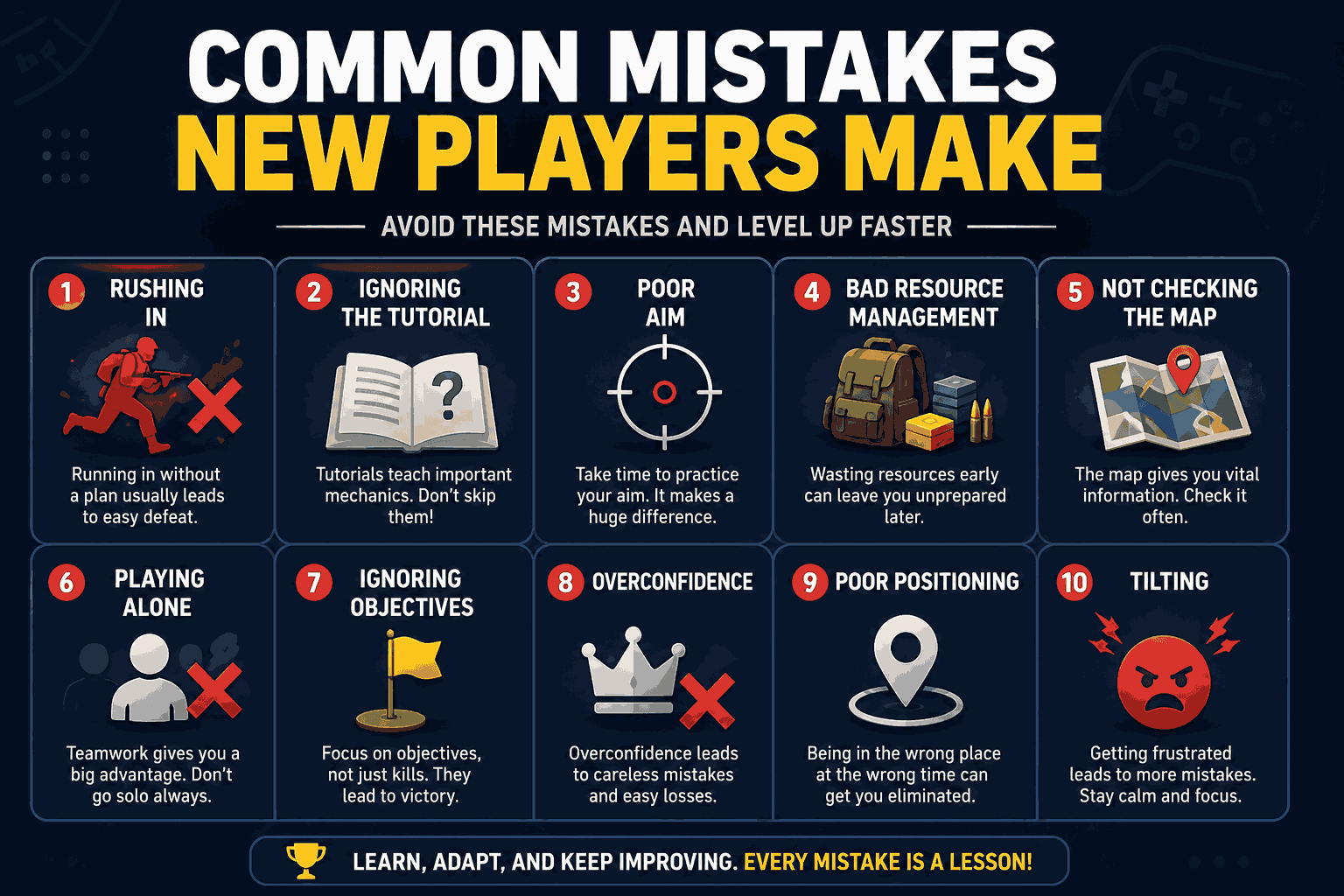 Common Mistakes New Players Make