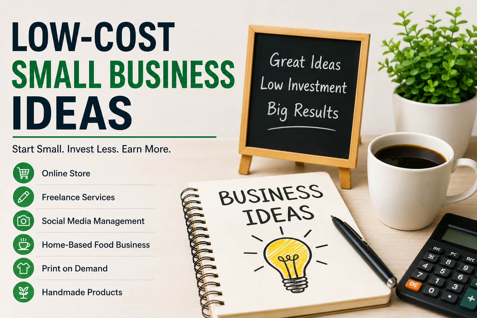 Low-Cost Small Business Ideas
