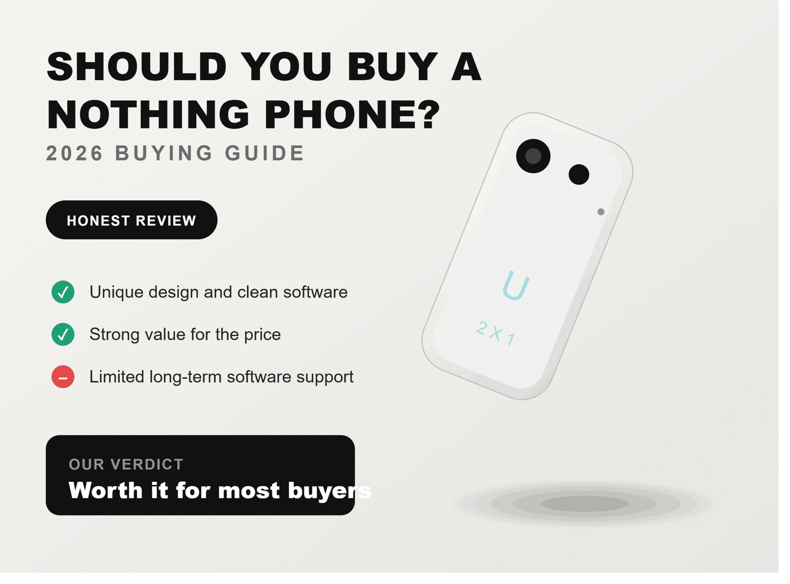 Should You Buy a Nothing Phone in 2026?