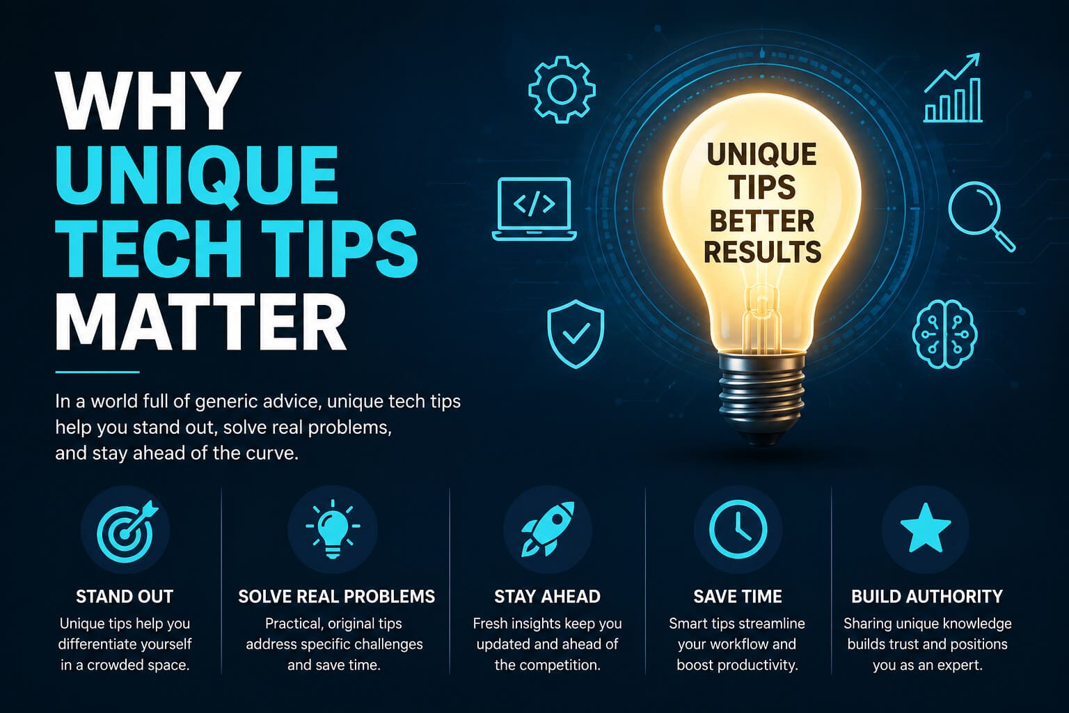 Why Unique Tech Tips Matter