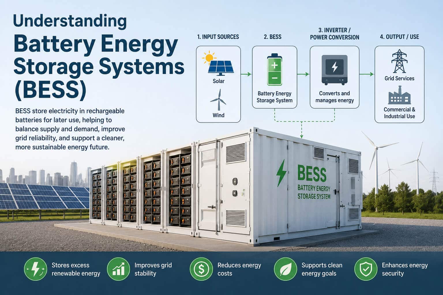 Understanding Battery Energy Storage Systems (BESS)