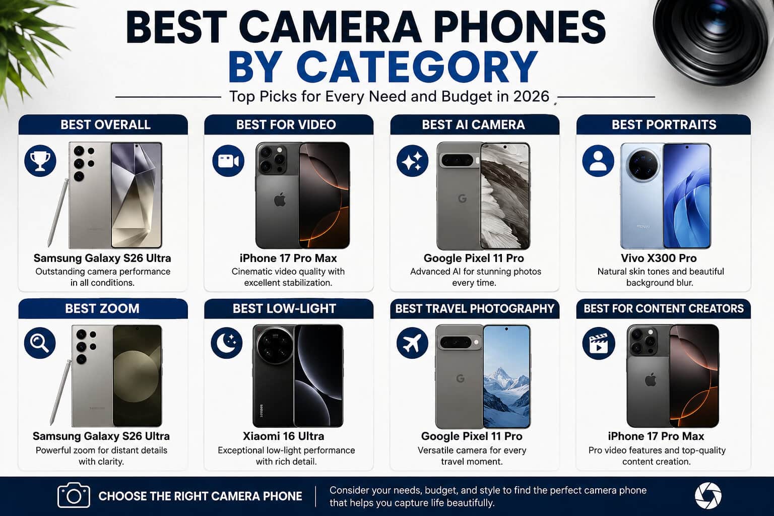 Best Camera Phones by Category
