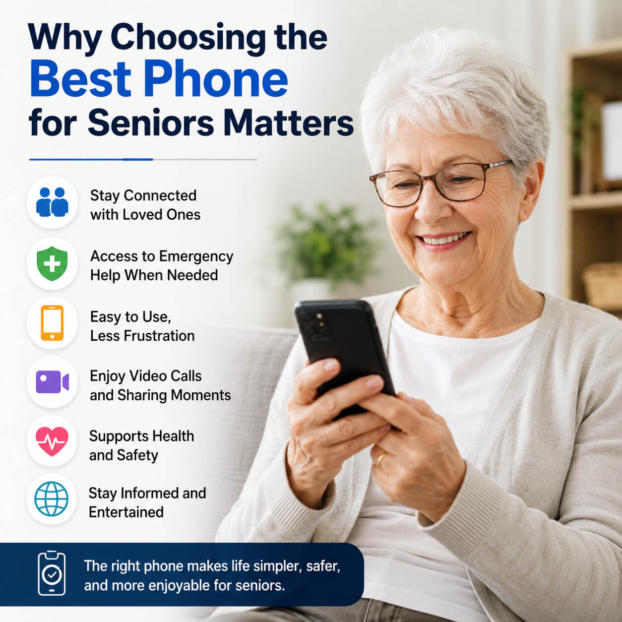 Why Choosing the Best Phone for Seniors Matters