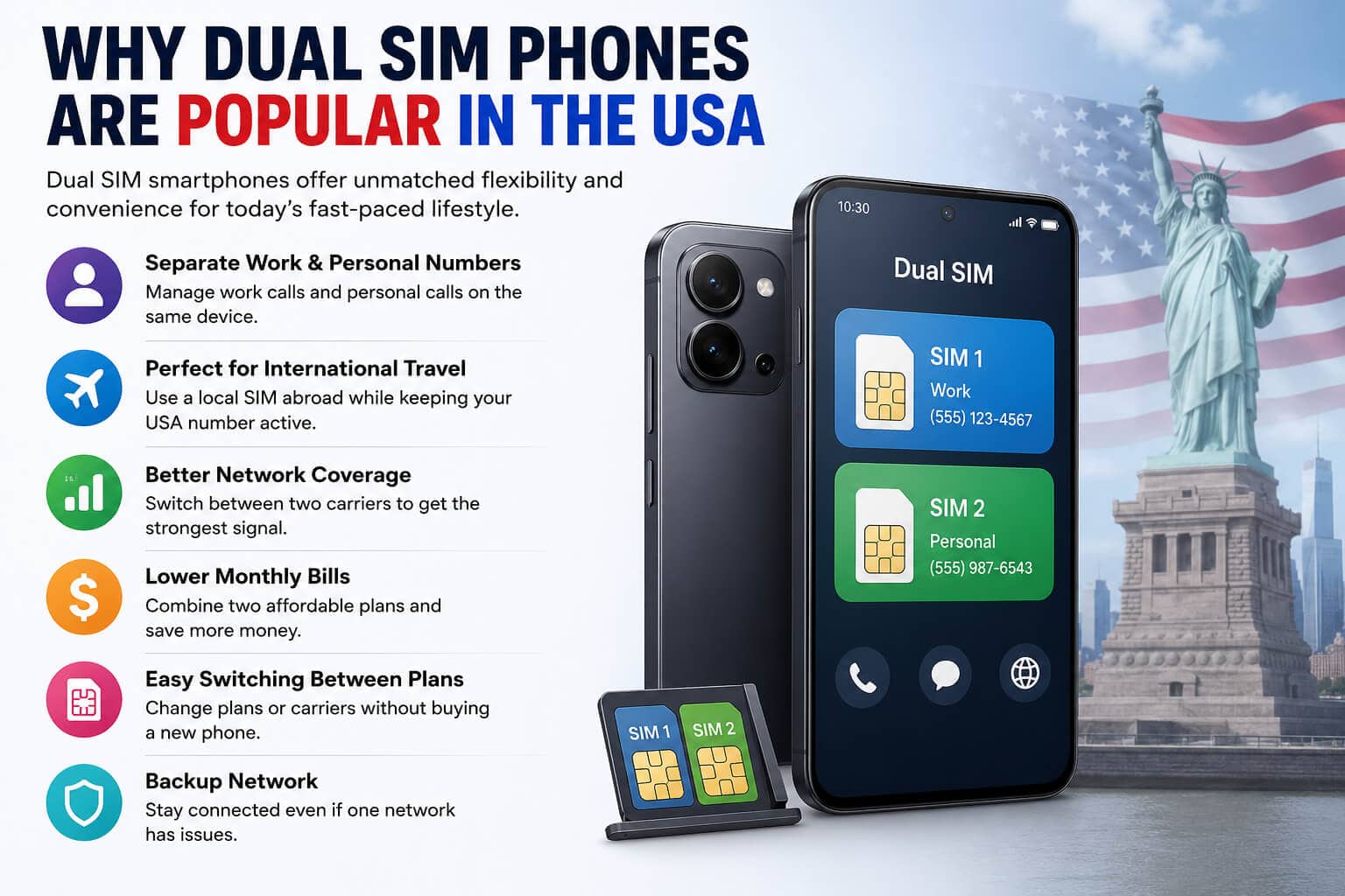 Why Dual SIM Phones Are Popular in the USA
