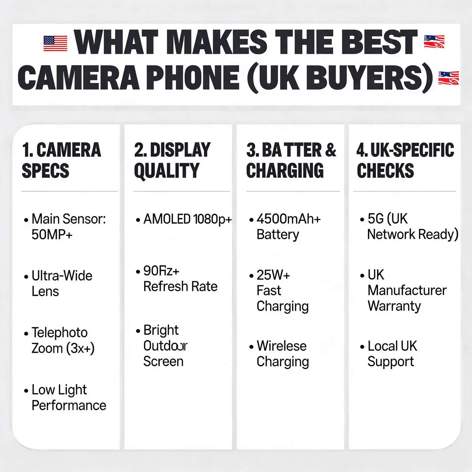 What Makes the Best Camera Phone UK Buyers Should Consider?