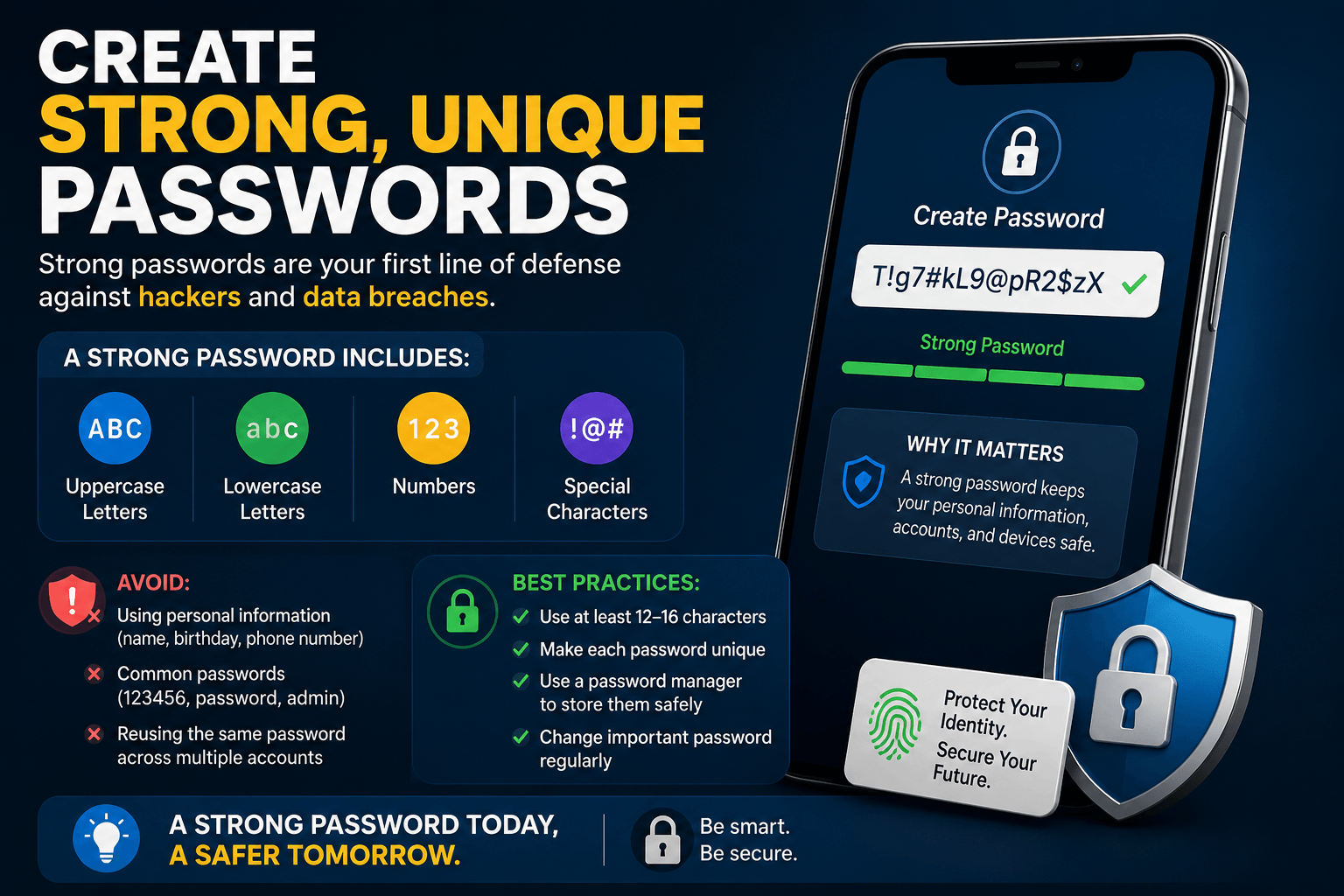 Create Strong, Unique Passwords