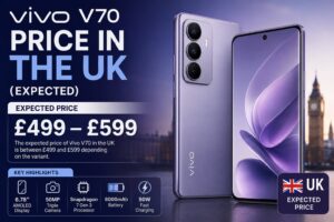 Vivo V70 Price in the UK (Expected)