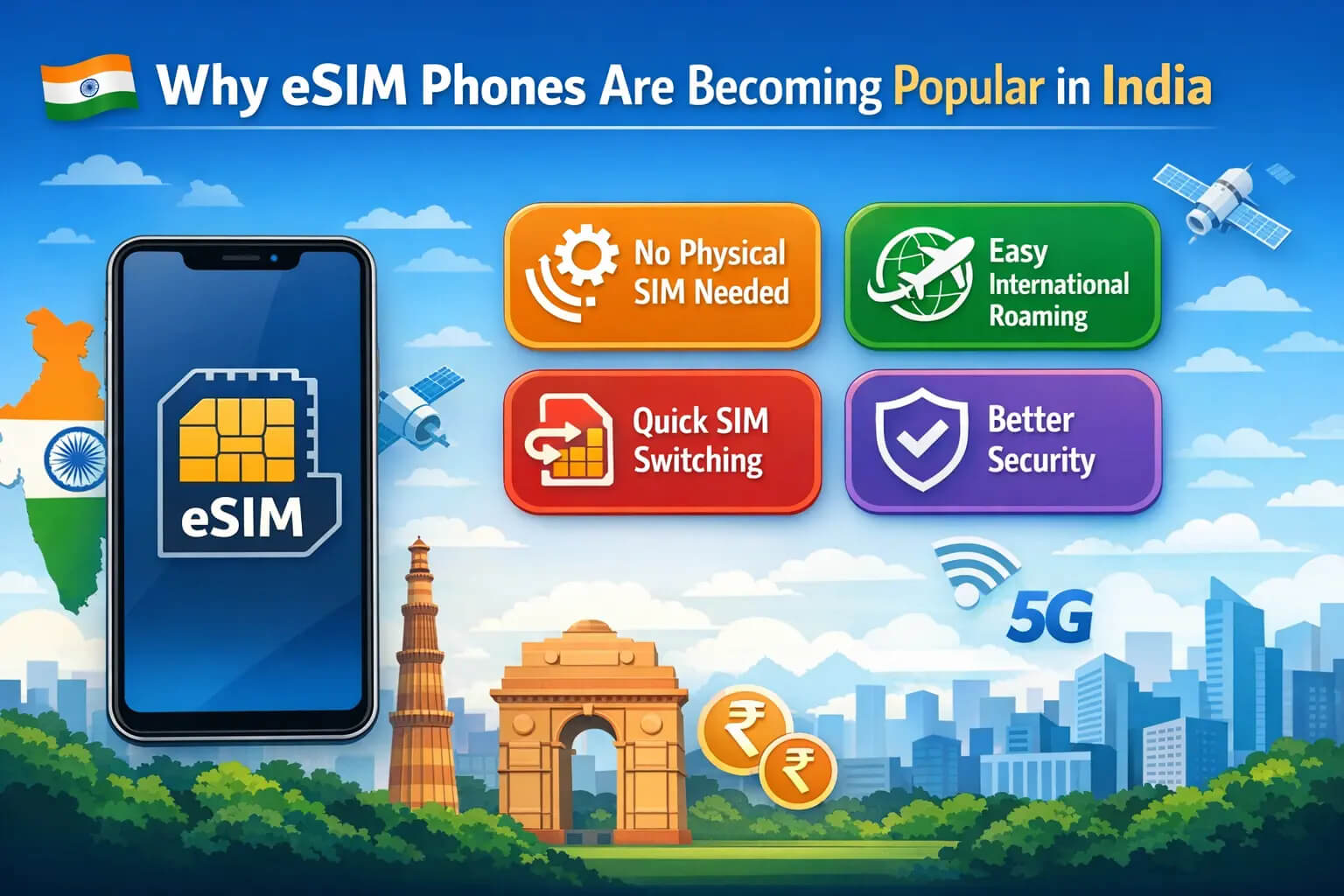 Why eSIM Phones Are Becoming Popular in India