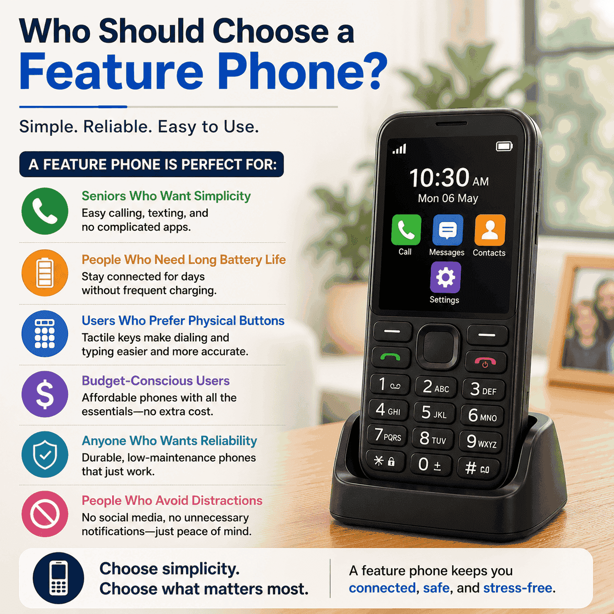 Who Should Choose a Feature Phone?
